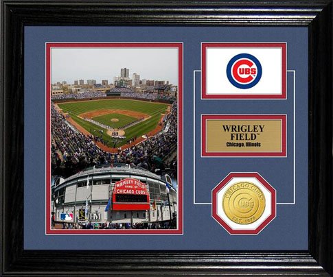 Highland Mint MLB Chicago Cubs Wrigley Field Desktop Photo Mint
