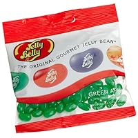 Jelly Belly Green Apple Jelly Beans, 3.5-Ounce Bags (Pack of 12)