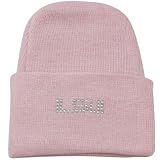 LSU Tigers Newborn Girls Pink Rhinestone Knit Beanie