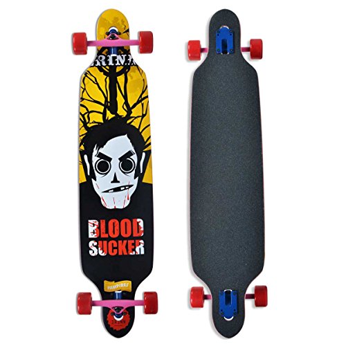 Cruiser Through 9.5x42 Sugar Maple Longboard Skateboard Complete by Backfire Skateboards Group