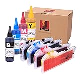 JetSir Refillable Ink Cartridge for Brother LC103 Replacement for Brother DCP-J152W MFC-J245 MFC-J285DW MFC-J450 470 475DW MFC-J650DW MFC-J870 875DW MFC-J4310 4410 4510 4610 4710 MFC-J6520 6720 6920DW Ink Cartridges And Refill Ink
