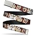 Looney Tunes Taz Faces Mesh Belt