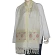 Fashion Accessories Brocade Silk Scarf 22 x 72 inches (ssb048)