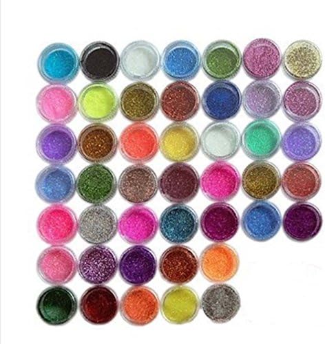 45 Color Nail Glitter Set Flash Powder Nail Glitter Nail Sequins