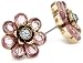 Betsey Johnson "Iconic Springtime Bloom" Small Flower Stud Earrings