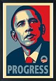 Barack Obama - Framed Movie Poster - 11 x 17