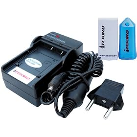 iTEKIRO AC Wall DC Car Battery Charger Kit for JVC AA-V40E GR-DVL817 GR-DVL820 GR-DVL822... by iTEKIRO