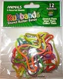Rubbands Silly Bandz styled rubber bands Animals pack of 12 Rubbands Silly Bandz styled rubber bands Animals pack of 12