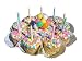 Crispie Sweets- Small Confetti Fun Cake- Rice Krispie Treats -Makes A Great Gift!