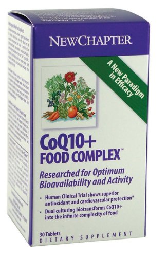 New Chapter CoQ 10+ Food Complex, 30-Count Bottle