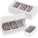 Wilton 415-1991 3-Pack Snack Treat Box Rectangle with Tray Inside