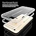 Clear Soft TPU Case Rubber Silicone Skin Cover, Support Wireless Charging for Apple iPhone 6s Plus/6 Plus