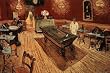 (24x36) Vincent Van Gogh Night Cafe with Pool Table Art Print Poster