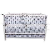 Bask Home Diamond Blue 3-Piece Crib Set