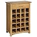 Oak Wine Rack with Single Drawer - High Quality Heavy Pre Made Furniture