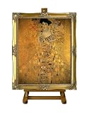 Portrait of Adele Bloch-Bauer - Klimt Large Framed Art Print on Canvas