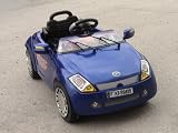 Review Smart Play Zone HT99815B / Ford Street KA style Kids ride on electric battery powered toy car with parental remote - Blue