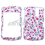 Polka Cherry White Phone Protector Cover for RIM BlackBerry 8300 (Curve), R ....
