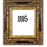 Frame for Picture Photo Diploma or Poster, Solid Wood, Mahogany and Gold, style #625