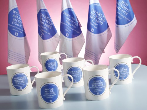 Childrens Toyshop  Toys : English Heritage Blue Plaque Mug, Oscar Wilde Lived Here