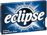 Eclipse Winterfrost Sugarfree Gum, 12-Piece Boxes (Pack of 24)