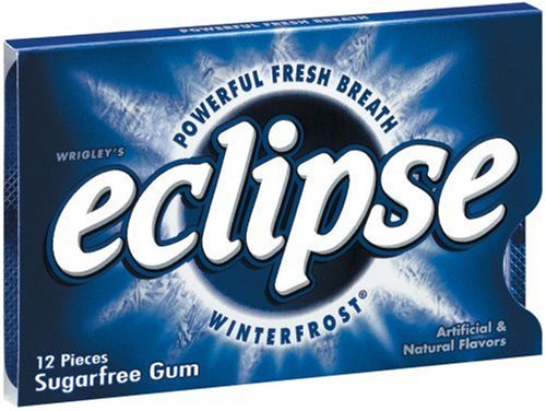 Eclipse Winterfrost Sugarfree Gum, 12-Piece Boxes (Pack of 24) by Eclipse