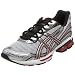 ASICS Men's GEL-Fluent 2 Running Shoe,White/Aluminum/Red,7 D US