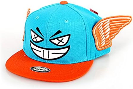 Neocubica Side Large Wing Point Chilren Snapback Hiphop Cap Blue