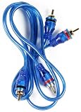 Brand New Atrend Bw-rcb06 2 Channel 6 Foot Blue Interconnect Rca Cable