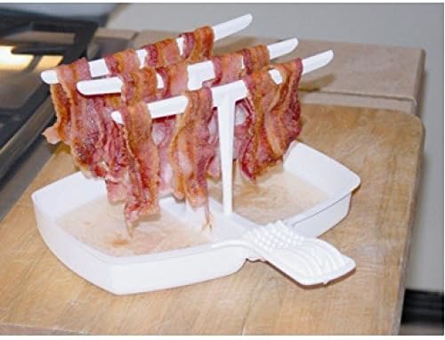 Microwave Bacon Cooker - Bacon Microwave Bacon Rack - Reduces Fat up to 35%