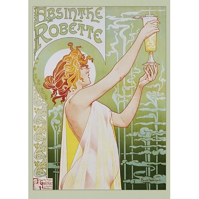 Absinthe Robbette (Green Fairy) Art Print Poster - 24x36