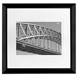 Nexxt Mode Solid Wood Frame, Holds 10-by-13-Inch or 11-by-14-Inch Photo, Black