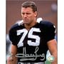 Howie Long Oakland Raiders - Helmet Off - Autographed 8x10 Photograph