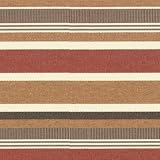 Sunbrella Striped Indoor / Outdoor Furniture Fabric Brannon Redwood #5612-0000