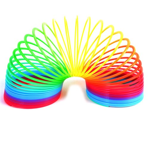 Giant rainbow slinky
