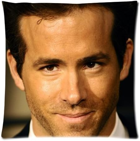 Ryan Reynolds Zippered Pillow Case Cushion Case Pillow Cover 18"x18"(two sides)
