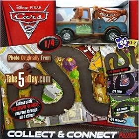 Mattel Disney Pixar CARS 2 - Mater Collect and Connect 24pc. Puzzle