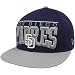 New Era San Diego Padres Navy Blue 9FIFTY Le Arch Snapback Adjustable ...