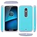Droid Maxx 2 Case, LK [Shock Absorption] Drop Protection Hybrid Dual Layer Armor Defender Protective Case Cover for Motorola Droid Maxx 2 (Teal)