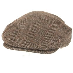 New Tweed Plaid Ivy Golf Driver Cabbie Hat Cap Brown Large Extra Large