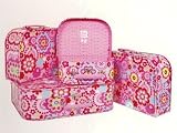 Travel Case Set, Chip Chip Collection - flowers
