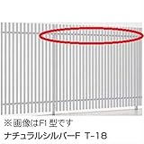 LIXIL TOEX　プログコートフェンスF3型　胴縁セット（1セット）　　【リクシル】　【アルミフェンス　柵】 アルミ形材カラー　ナチュラルシルバーF