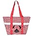 Disney Mickey and Minnie Mouse Icon Polka Dot Travel Beach Tote