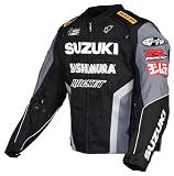 JOE ROCKET SUZUKI GUN-METAL/GRAY/BLACK/SILVER SUPERSPORT TEXTILE JACKET! LARGE