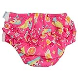 アイプレイ 水着 スイムウェア 女の子 オムツ機能付 パンツ XLサイズ ホットピンクカバナ 711153 Iplay