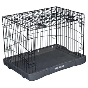 Pet Gear Travel Lite Steel Crate for cats and dogs up to 30-pounds, 27-inch