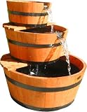 Alpine ThreeTier Barrel Fountain Red - BAR03R