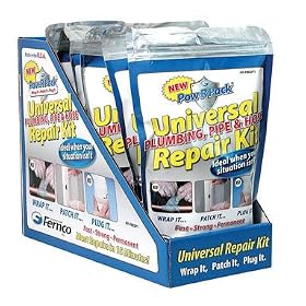 2 each: Pow-R Pack Universal Plumbing-Pipe-Hose Repair Kit (FP-FM3P1)