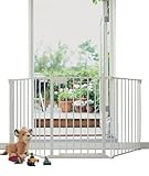 Baby Dan 5624-10400-17-85 - Türschutzgitter, Flex 3, weiss,  Türbreite 90-180 cm