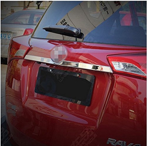GOOACC Stainless Steel Chrome Rear Trunk Lid Molding Trim Fit Toyota Rav4 2013 2014 2015
